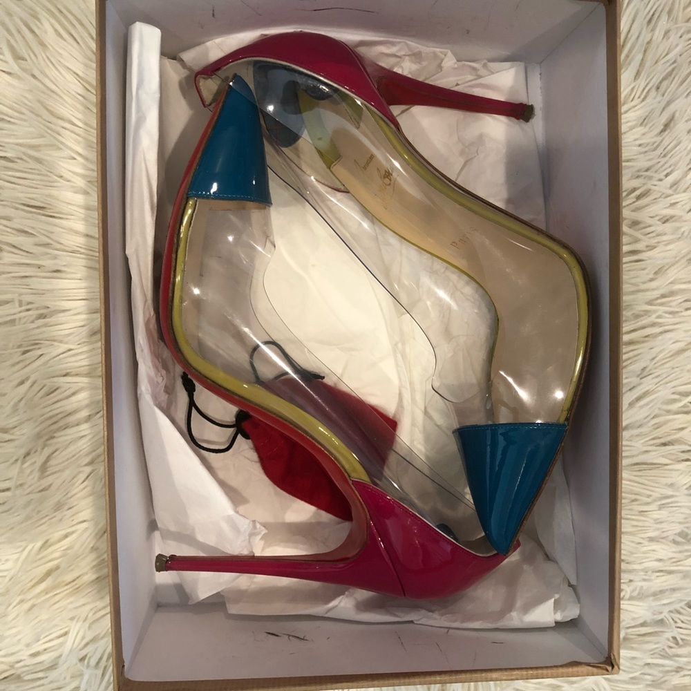 Christian Louboutin Debout 100 PVC Pumps